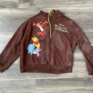 Disney Brown Winnie the Pooh Character Jacket